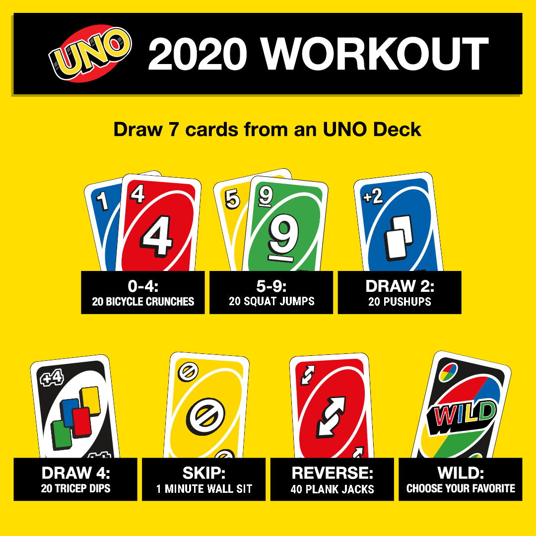 You've Got To Try This Uno Card Workout