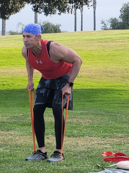 one-on-one outdoor coaching session with Coach Bryan