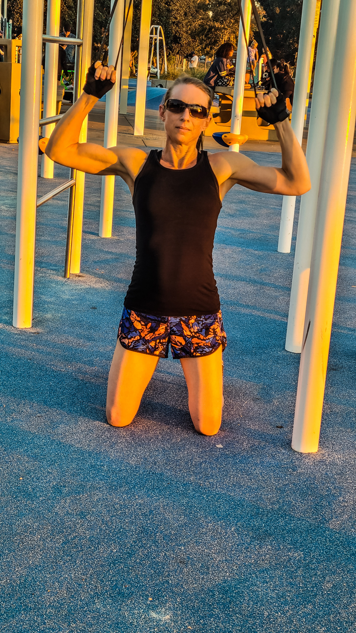 outdoor fitness class mission bay park san diego