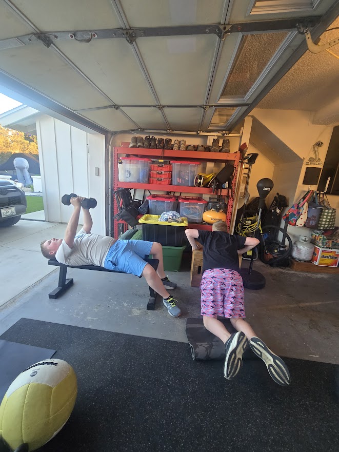 small group strength training session designed for neurodiverse youth