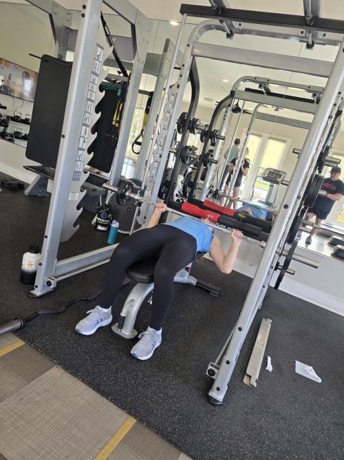 light free weights and resistance tools used in exercise for emotional regulation in autism